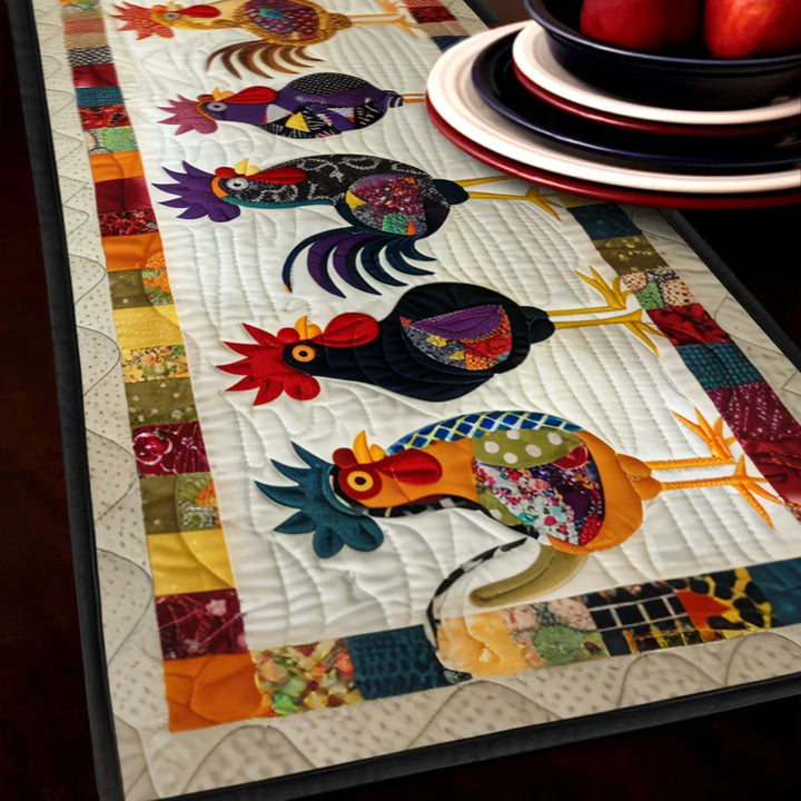 Quilted Table Runner - Bird Parade