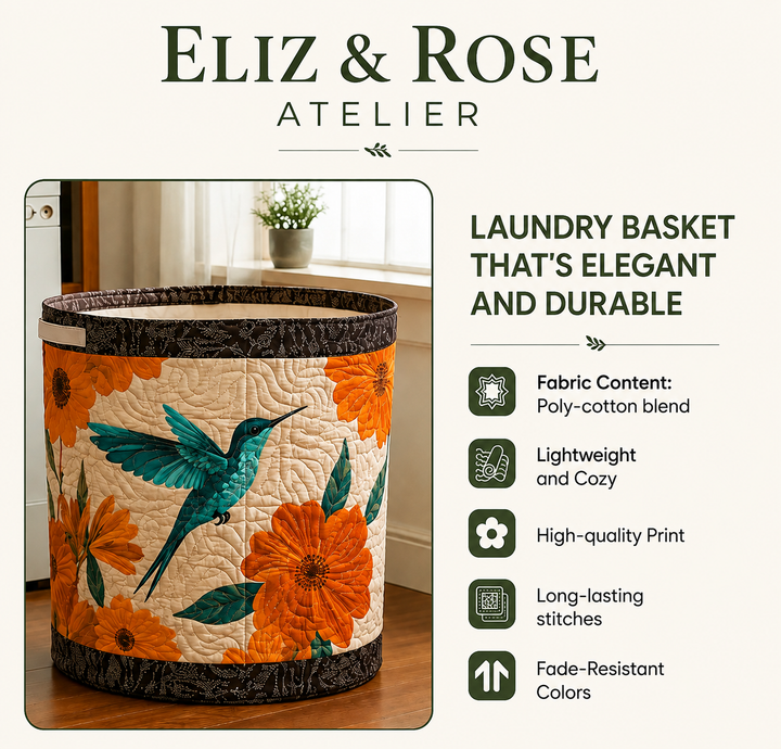 Eliz & Rose Atelier laundry basket details