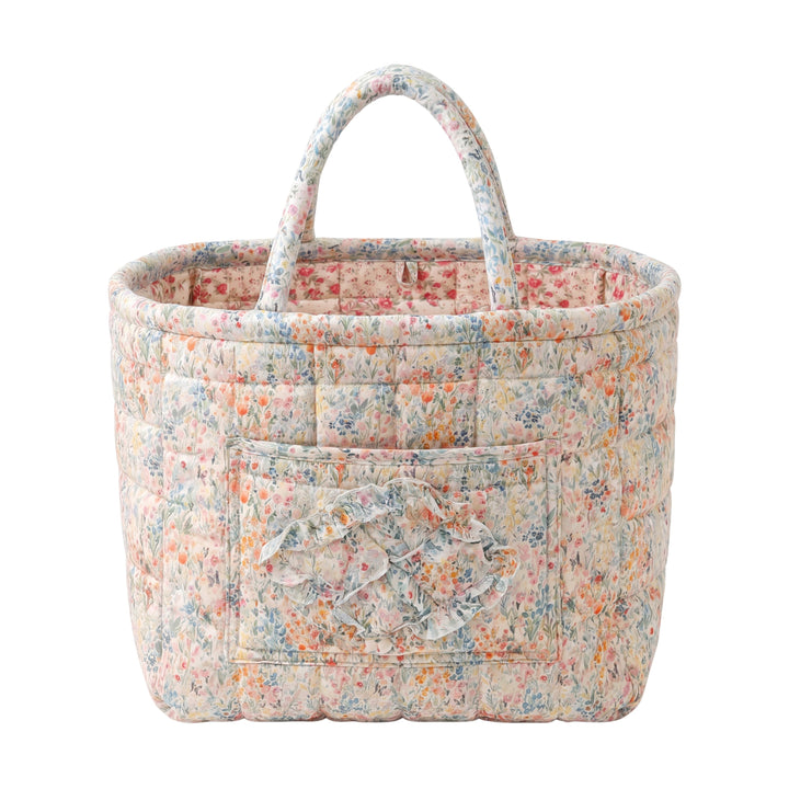 Florence Garden Bloom Quilted Basket