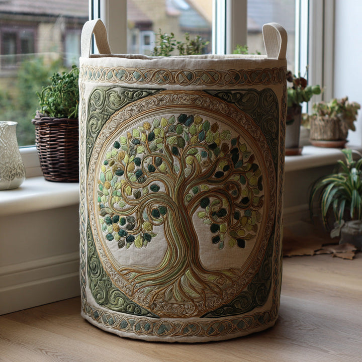 Tree of Life | Handcrafted Laundry Basket