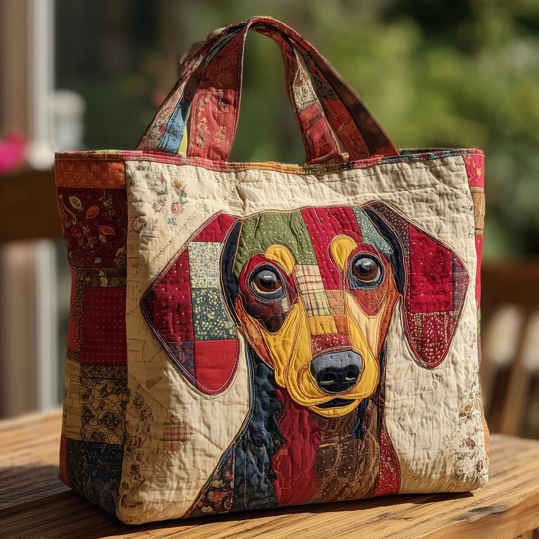 Loyal Dog Quilted Tote Bag