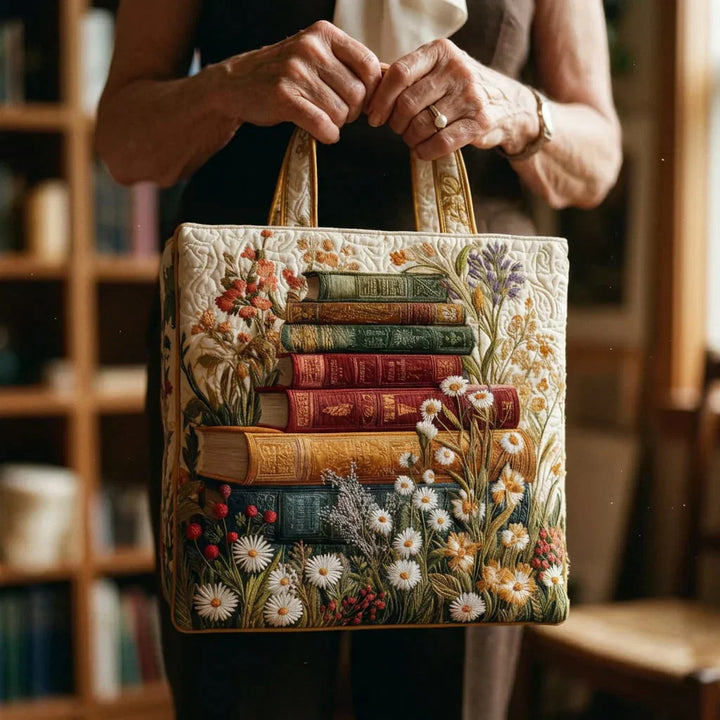 Sack Artisanal Matelassé - Floral Motif