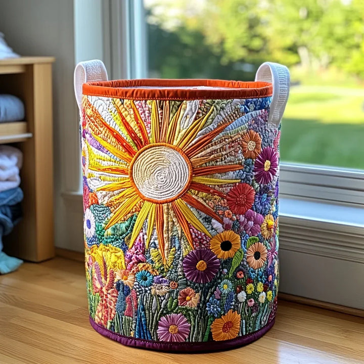 Primrose | Sunlit Flower Festival Laundry Basket